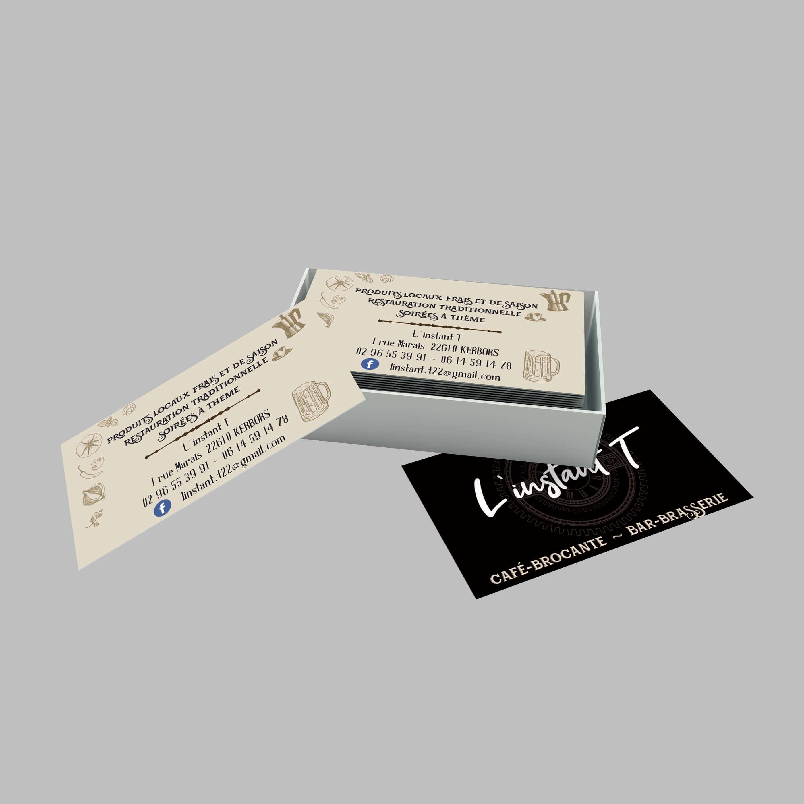 Carte de visite L'instant T carte de visite