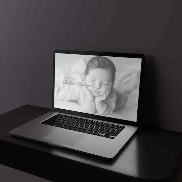 Site web Charlotte Poudroux Photographie - Tregor Graphik Création site internet et communication entreprise