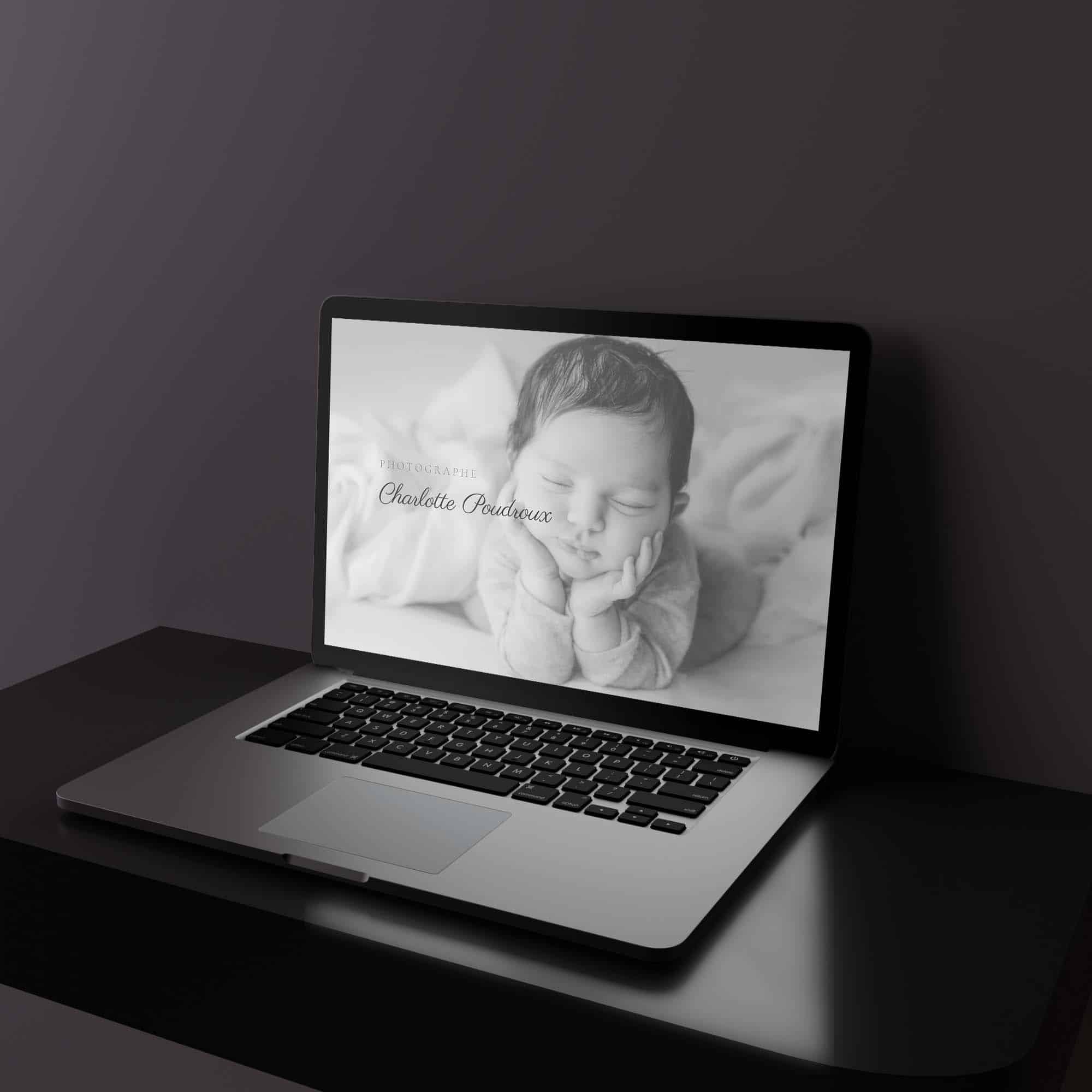 Site web Charlotte Poudroux Photographie