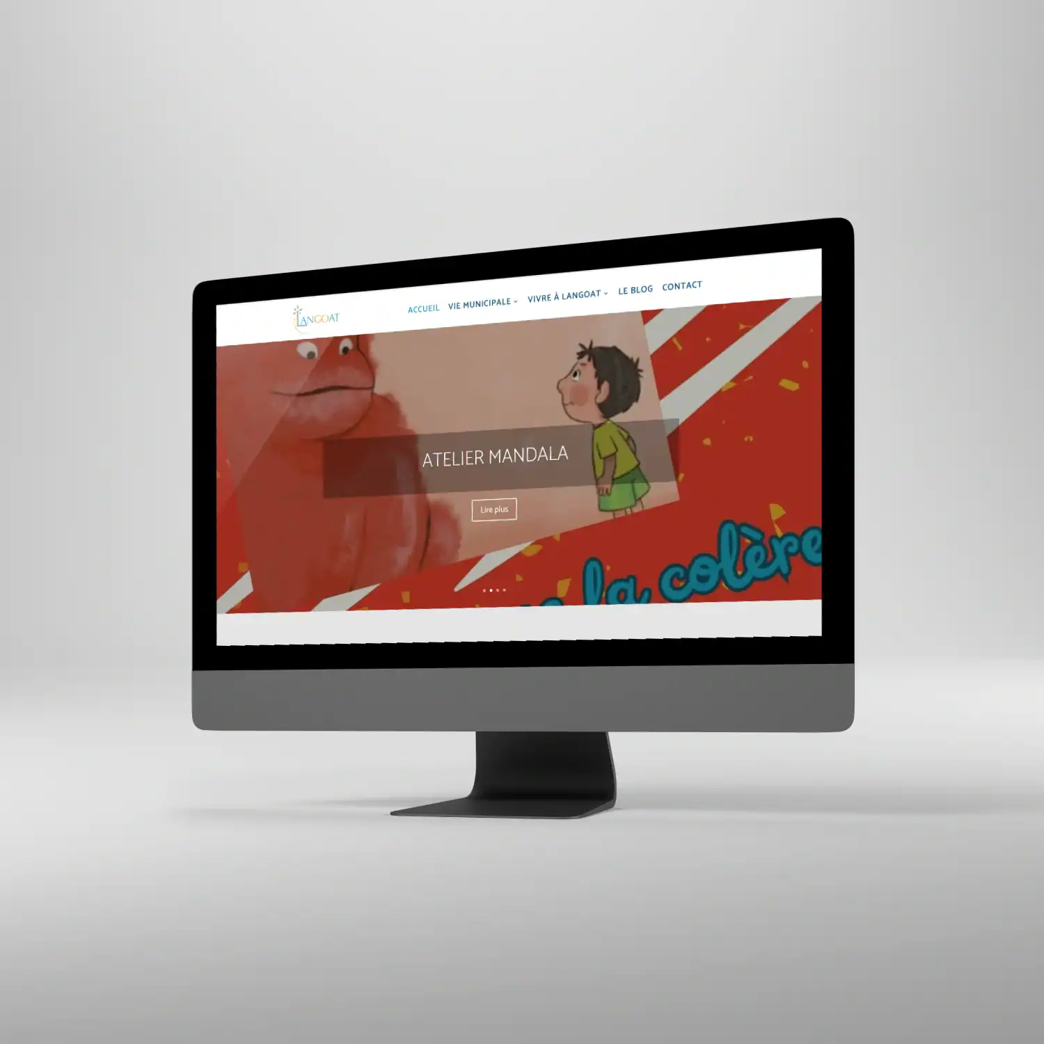 Mockup Site web - Langoat