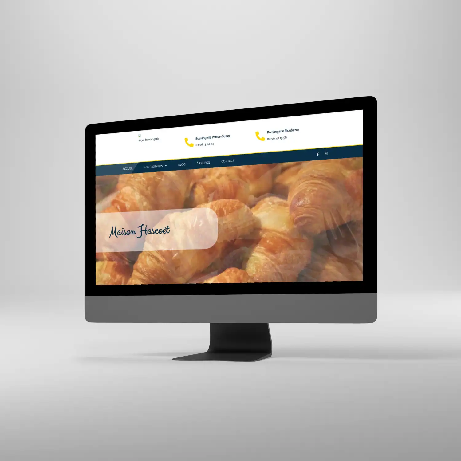 Mockup Site web - Maison hascoet
