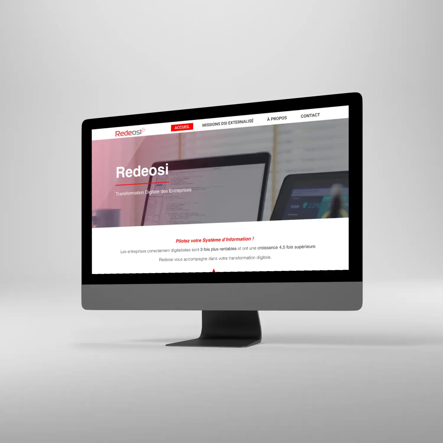 Mockup Site web - Redeosi